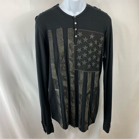 The Saints Sinphony one of a kind Henley style shirt XL
EUC very gently worn - Picture 1 of 10